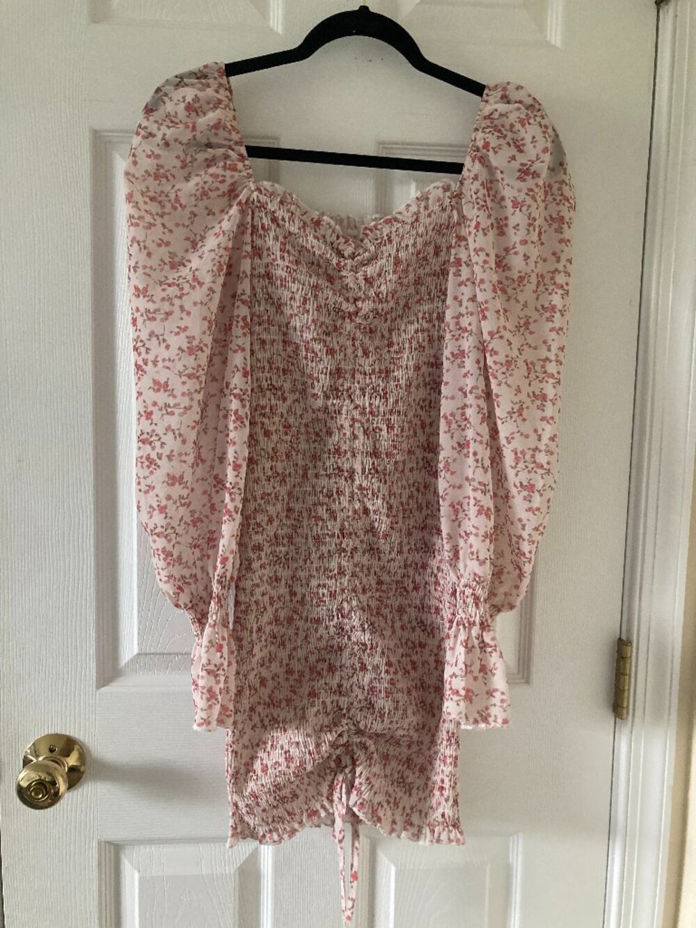 Princess Polly Floral Smocked One More Time Mini Dress, size 6